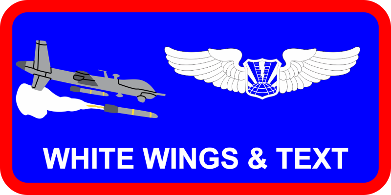 20 ATKS Reaper Name Tag, Whiteman AFB 