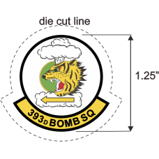 Image for 393 BS Small Sticker 1.25"