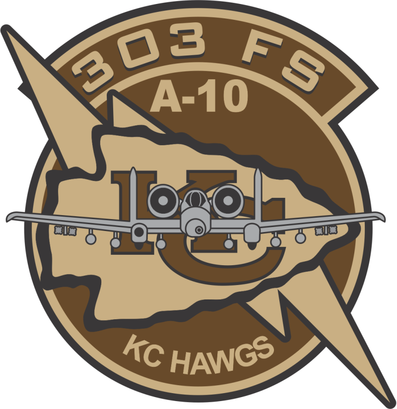 303 FS A-10 Desert Patch