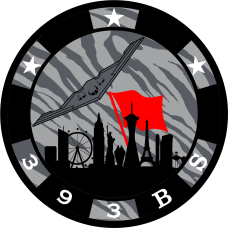 Image for 393 BS Red Flag B-2 Patch 2022 Las Vegas