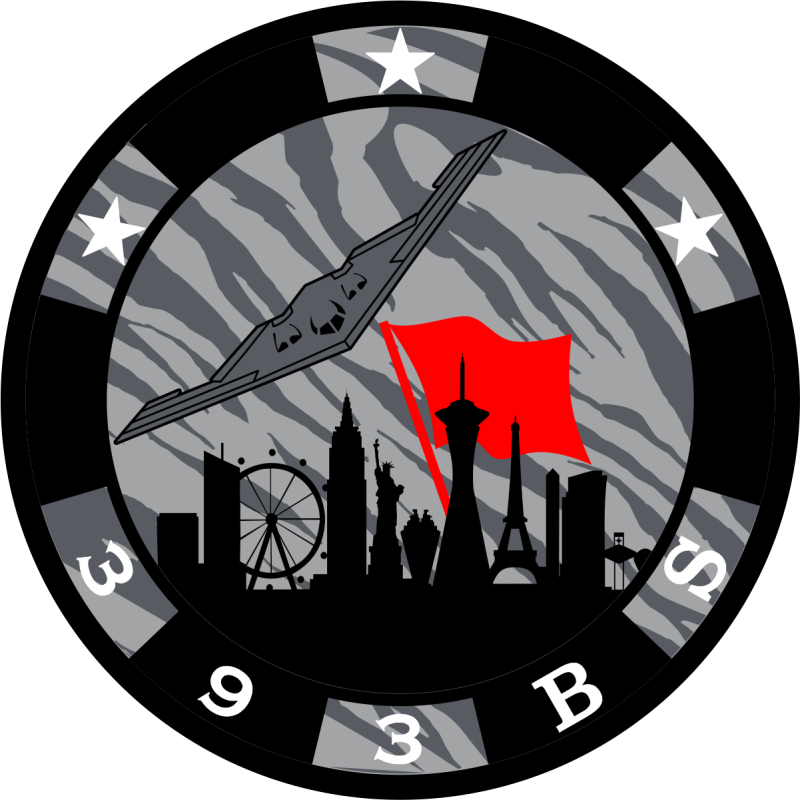 393 BS Red Flag B-2 Patch 2022 Las Vegas