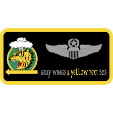 Image for 393 BS Tiger Side Profile Name Tag