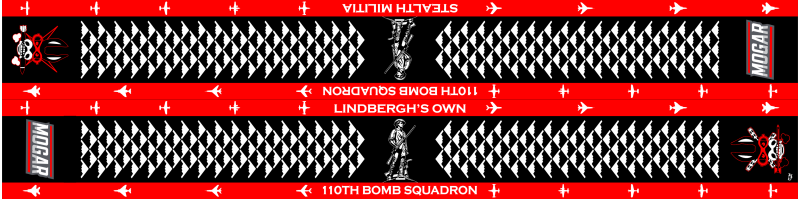 110 BS Flight Scarf, Whiteman AFB