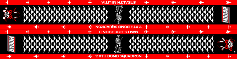 110 BS Flight Scarf, Whiteman AFB