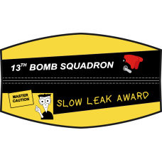 Image for 13 BS "Slow Leak Award" Visor Cover, Whiteman AFB
