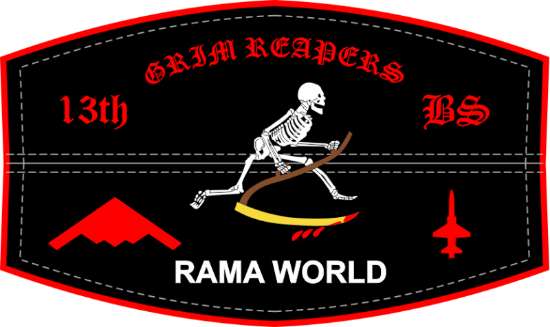 13 BS Visor Cover, Whiteman AFB