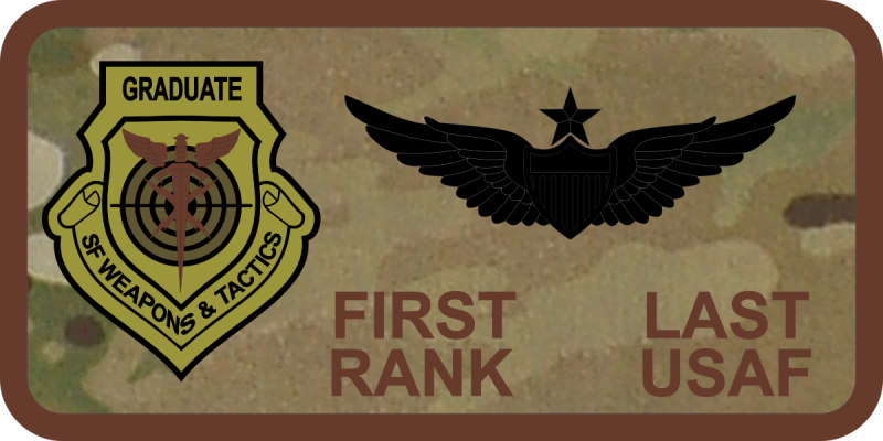 HQ AFMC Graduate OCP Name Tag  